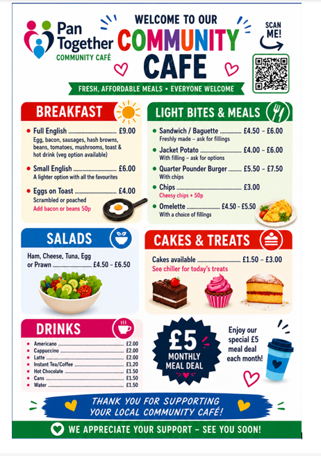 Cafe menu 2026