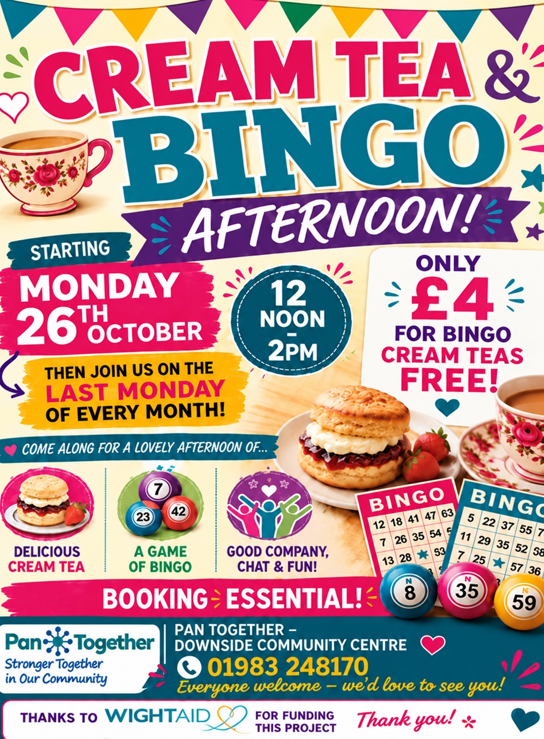 Cream Tea and Bingo Afternoon (1)